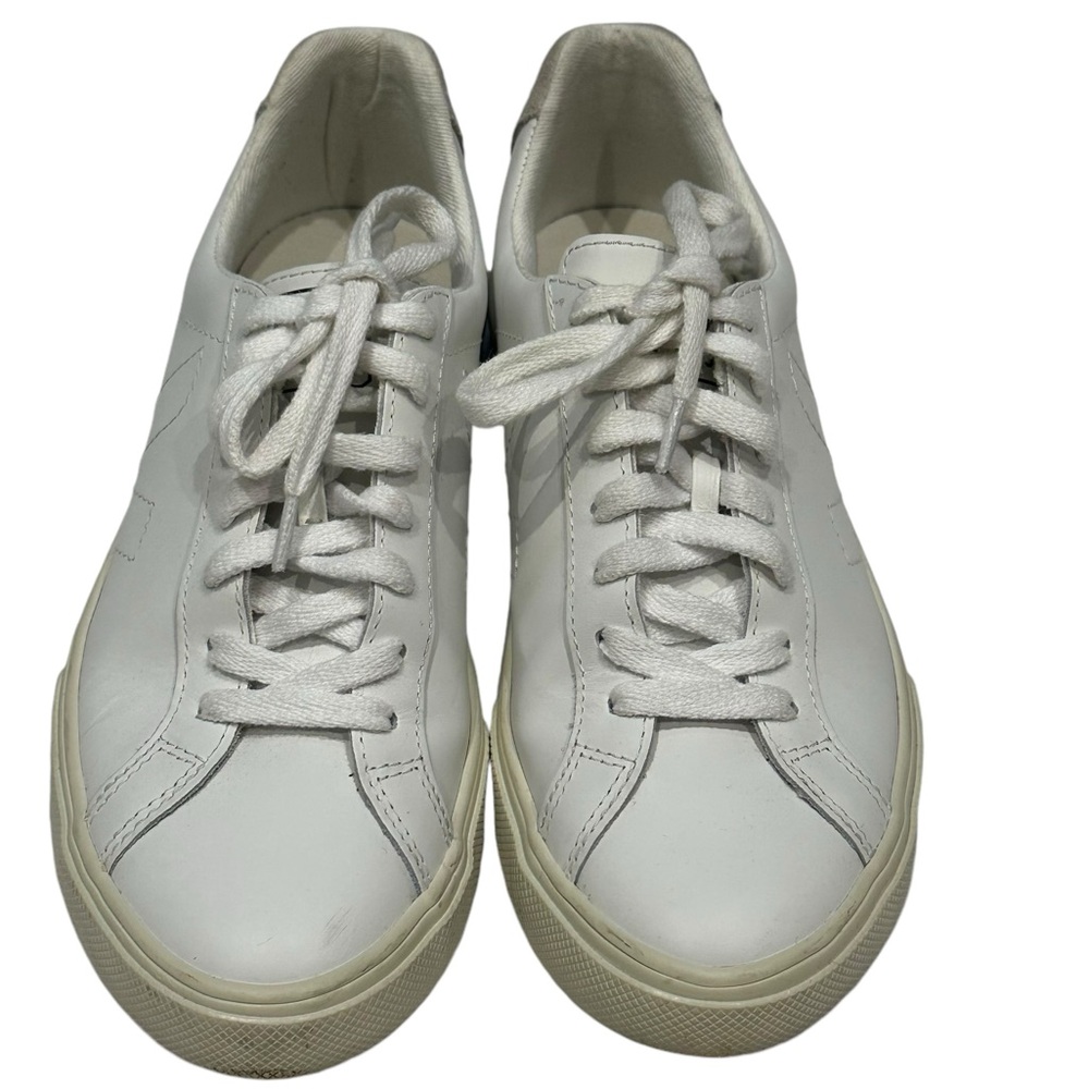 Veja Esplar Extra White Leather Sneakers Size US 6 - Picture 7 of 15